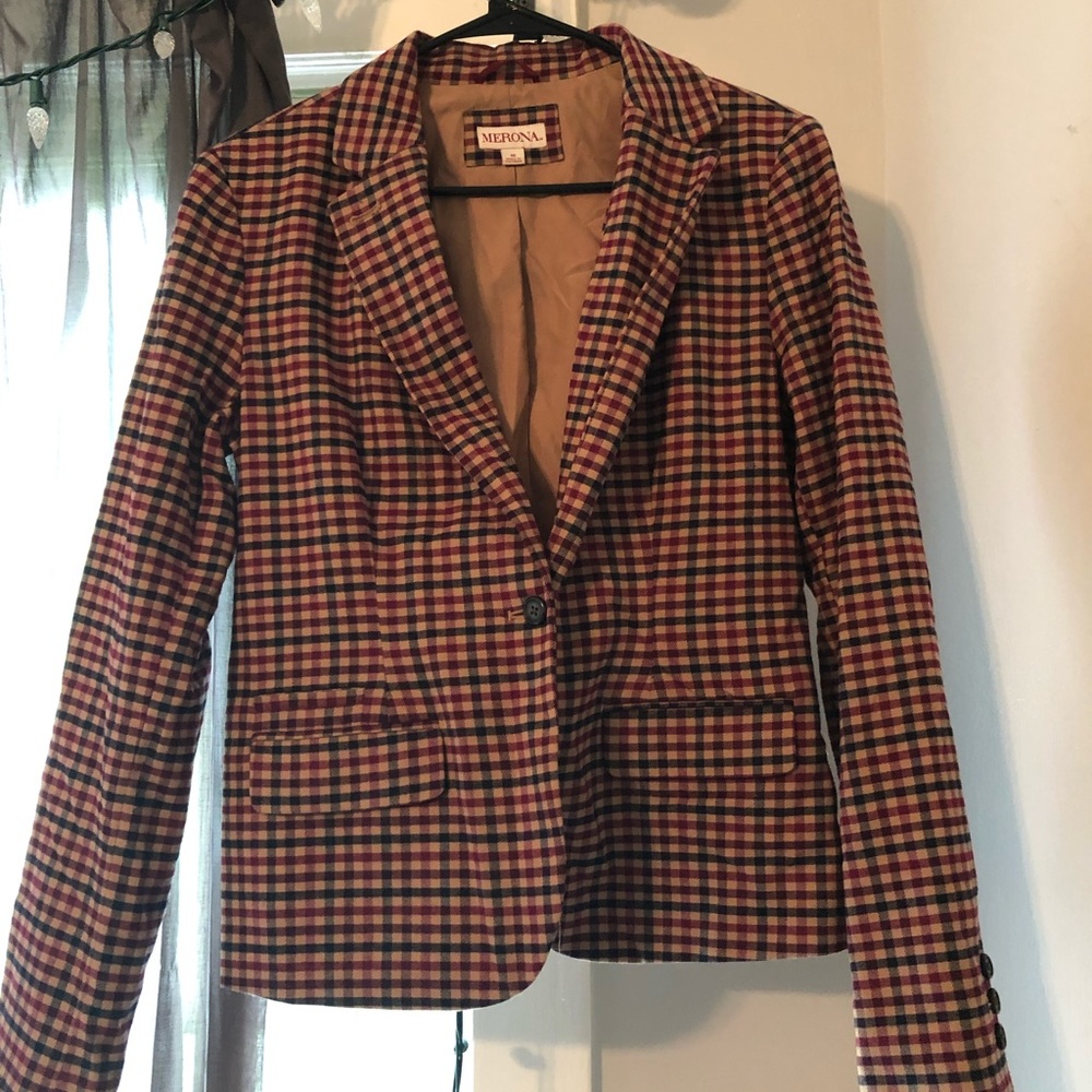 Patterned blazer